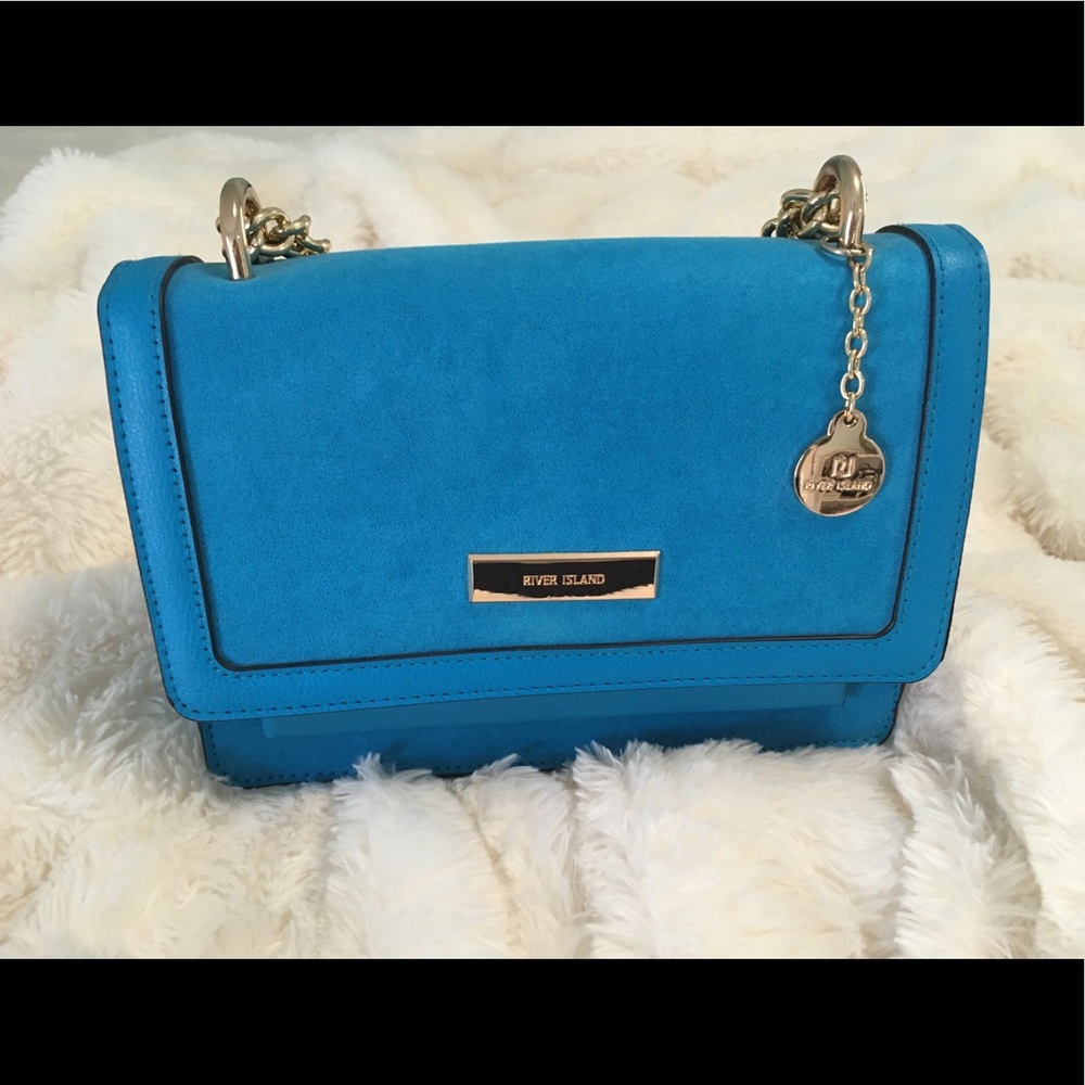 Blue crossbody purse - Picture 6 of 9